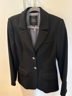 Monika Chiang Black Two-Button Tailored Blazer